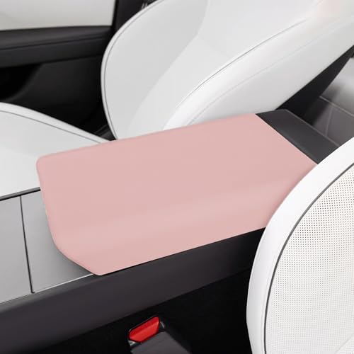 frani Center Console Armrest Cover Designed for Tesla Model 3 Highland 2024-2026 and Model Y Juniper 2026 Refresh,Non-Slip Designed with EZ Snap On Install-Pink by frani - Used condition - US$25.13