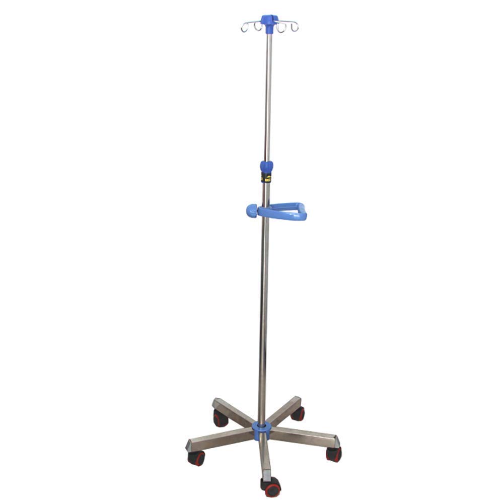 Ruchome Wózki, Wózek Do Serwowania Gospodarstwa Domowego Koszyk Pet Szpital Ze Stali Nierdzewnej Deluxe Drip Stand Holder Wewnętrzny, 4 Koła Walcowe, 4 Haczyki, Regulacja Wysokości/Style-3/110C