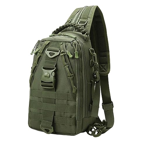 CALANDIS™ Fishing Tackle Bag with Rod Holders Water Resistant Fishing Backpack Daysack L Green | Tackle Boxes & Bags | Fishing Equipment | Fishing