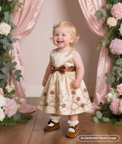 Image of PHIRAMIN Toddler Girl Mary Jane Dress Shoes-Little Girl School Uniform Shoes for Wedding Party