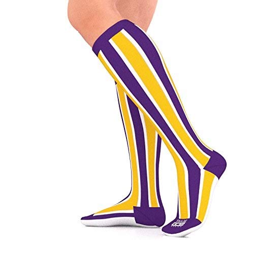 Go2Socks GO2 Team Gear Compression Socks for Men Women Nurses Runners 15-20 mmHg Medium - Best Performance Recovery