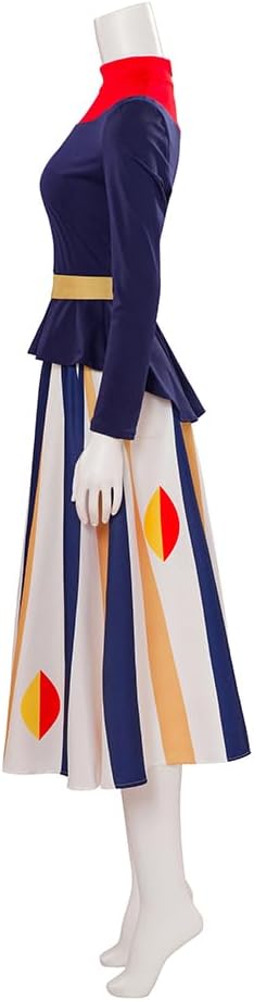 Saniplaycos Franny Robinson Cosplay Costume Long Sleeve Midi Dress for Women