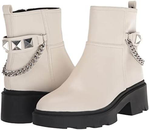 Marc Fisher Women's Waty Chelsea Boot, Cream Leather, 9 | Image 6