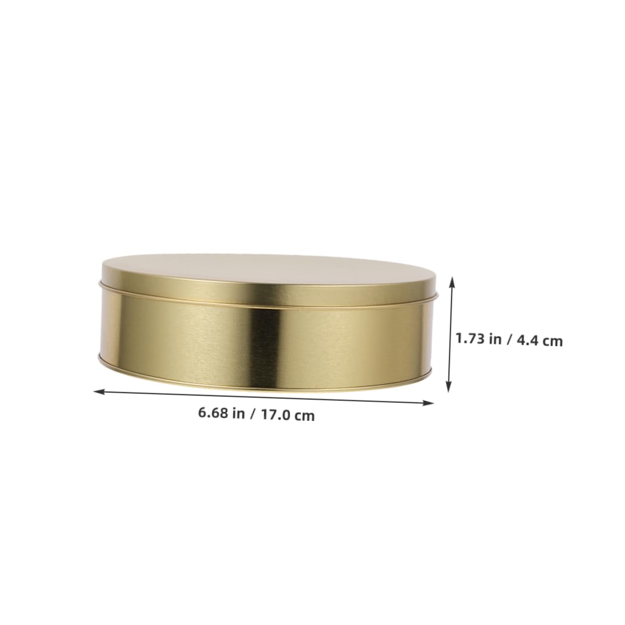 GLEAVI 4pièces Boîtes Décoratives Avec Couvercles Contenants Ronds Métal Pour Biscuits Bonbons Et Collations Bocaux Rechargeables