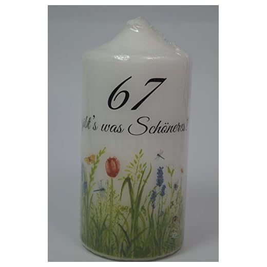 Fürhapter Vela de cumpleaños número 67