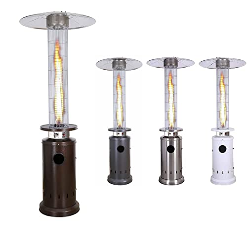 Marvin Stufa A Fungo Gas Bombola Gpl Da Esterno Portatile Cilindro Arredo Riscaldante Per Terrazzo Patio Giardino Locali Ristoranti Bar In Acciaio Potenza 13 Kw (moka)