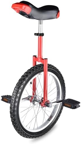 AW Red 18" Inch Wheel Unicycle Leakproof Butyl Tire Wheel Cycling Outdoor Sports Fitness Exercise Health