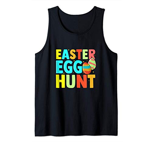 Easter Egg Hunt Gift Girls Boys Kids Hunter Hunting Eggs Camiseta sin Mangas