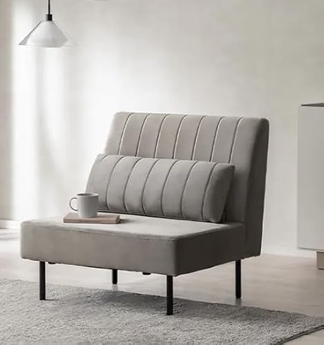 Armour low type Velour modern Gree ivory with sofa [並行輸入品] [2]