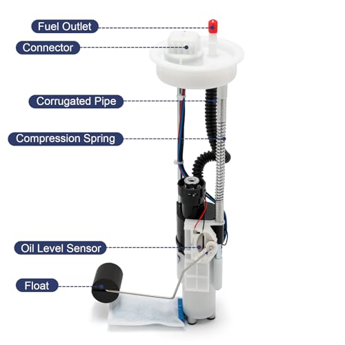 VANBOL 2204945 Fuel Pump Module Assembly Compatible with 2013-2017 Polaris Ranger 800 EFI Crew Midsize 2014-2022 Ranger 570 500 Full Size INTL ETX M1400 R17RM250A1 2WD Replace 2204402 2521198 2521091 - Thumbnail 3