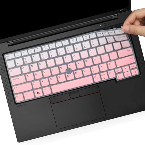 Funda de teclado compatible con Lenovo ThinkPad X1 Carbon y Yoga contra polvo y líquidos.
