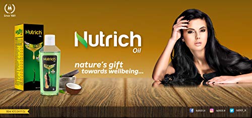 Image of Nutrich Ayurvedic Hair Oil, 180ml