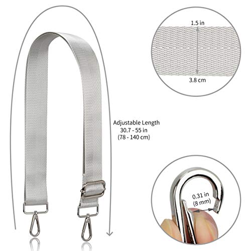 Image of Allzedream Wide Purse Strap Replacement Crossbody Shoulder Bag Adjustable