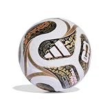 adidas Unisex-Adult World Cup League Finals Ball, White/Black/Gold Metallic, 5