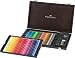 Produktbild FABER-CASTELL 110006 - Farbstift Polychromos, 48-teiliger Holzkoffer mit Zubehör, wasserfest, bruchsicher, für Profis und Hobbykünstler