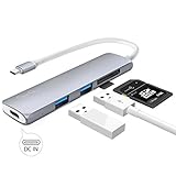 USB C Hub EgoIggo GN22A USB C Adapter mit USB C Kabel auf 2 Superspeed USB 3.0 Ports, 1 USB C Port...