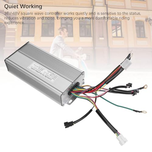 Controlador de Motor, Controlador de Ondas Quadradas de 12 Tubos 36V 48V para Motor de 1000W 1500W