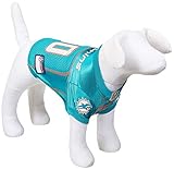 Pets First NFL Miami Dolphins Dog Jersey, Size Small. Best Football Jersey Costume for Dogs & Cats. Licensed Jersey Shirt