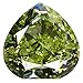 0,57 ct AIG CERTYFIKOWANA FANCIA ZIELONOWE ŻÓŁKA CZĘŚCIANA (5,00 x 4,90 mm) 100% naturalny (bez podgrzewania) DIAMOND I1 CLARITY LOOSE DIAMOND
