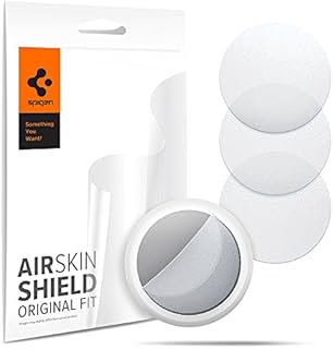 Spigen Clear Matte AirSkin Shield Protector Film for AirTag - 4 Pack