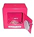 Kid’s Frontier Safe Coin Saver Bank with 2 Digit Combination Lock - 5.25” High x 5.2” x 3.9” Hot Pink