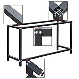 Wiltec Werkbankgestell 100 x 50 x 80 cm, Tischgestell belastbar bis 250 kg, Werkbank Untergestell...