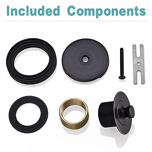 Bestill Bathtub Drain And Overflow Faceplate, Oil Rubbed Bronze #TOP5