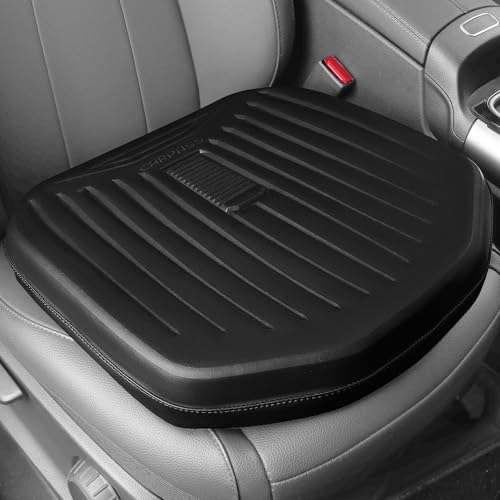 CAR PASS Leather Car Seat Cushion, Comfortable Memory Foam Seat