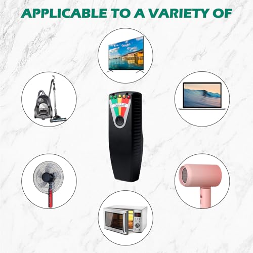 K2 EMF Meter, K2 EMF Messgerät, Strahlungsmessgerät, Handheld Emf Messgerät, 14,3×2,9×5.3 Cm Strahlungsdetektor Tragbarer Für Zuhause, Büro&Outdoor-Inspektionen, 50hz-20.000hz, Schwarz