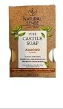Natural Sense Plant-Based Pure Castile Soap, ALMOND, Sulfate-Free, Paraben-Free, Dye-Free, w/Olive & Coconut Oil and Shea Butter, 5 oz