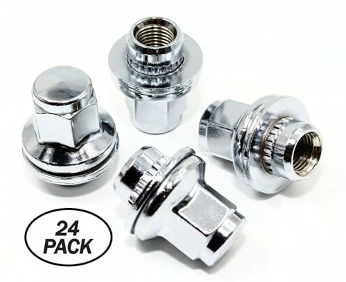 Set of 24 Veritek 14x1.5mm Chrome 1.65" Mag Seat w/Washer Wheel Lug Nuts for Nissan Armada Titan Infiniti QX80 Factory SUV Truck Wheels by Veritek Performance - Used condition - Image 2