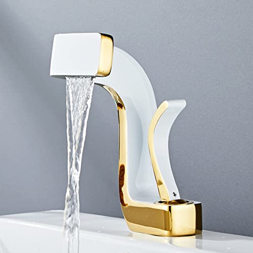 Mitigeur de lavabo chaud froid cascade anti-éclaboussures