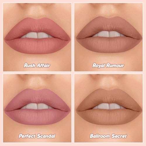 Image of TNW - Comfy Matte Liquid Lipstick | 02 Royal Rumour | Weightless, Hydrating & Long-Wear | Mocha Brown Tone | Shea Butter, Hyaluronic Acid & Jojoba Oil | Paraben-Free | 3ml