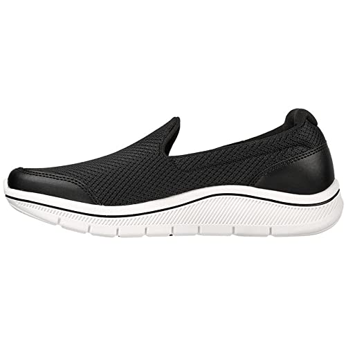 Skechers Women's Relaxed Fit Arch Fit Walk Spikeless Golf Shoes-Black/White 5.5M