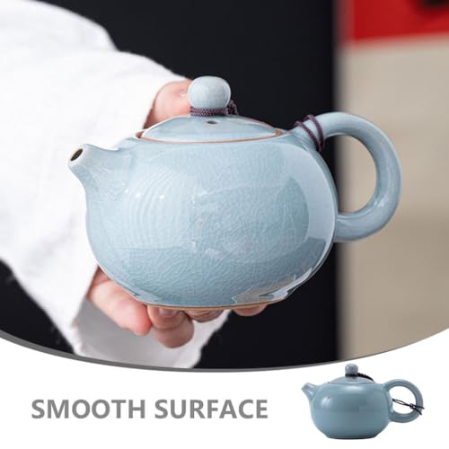 Miniatura 9 de Imikeya Tetera De Ceramica Tetera Floreciente Beber Té Pequeña Suelta Portátil De Salón De Té Jarra De Te De Viaje China Cerámica