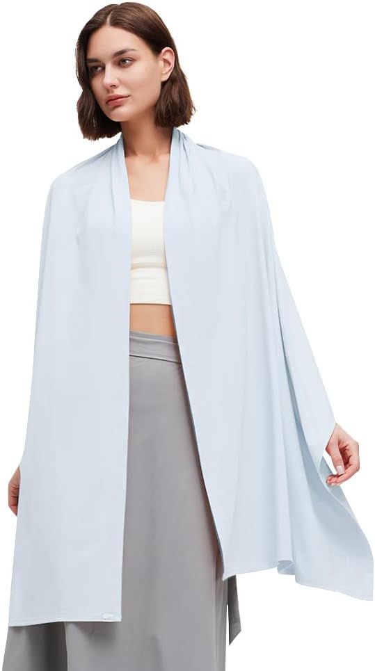 Women Travel Scarf Sun Protection UPF 50+ Shawl Wrap Cooling Swimsuit Beach Cover Up Blanket SLO6M236YT