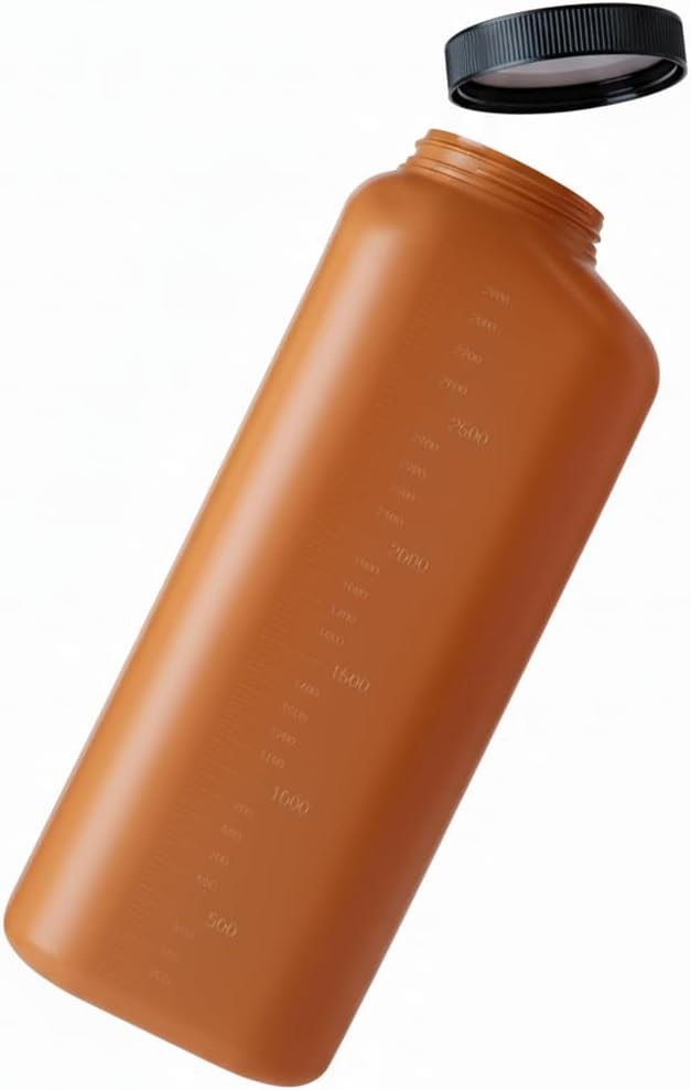 Orinal masculino a prueba de fugas 3000ml con tapa de rosca miniatura 1