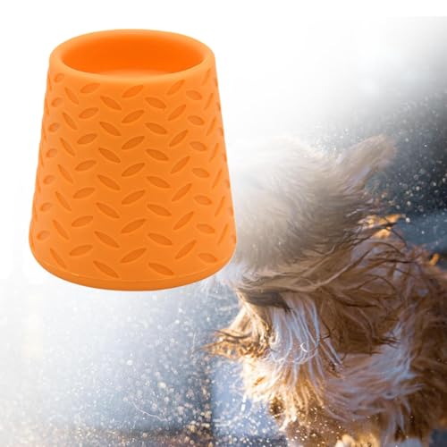 Nishiyuenyi Dispositivo de Banho para Cães com Compatibilidade com Garrafas de água, laranja