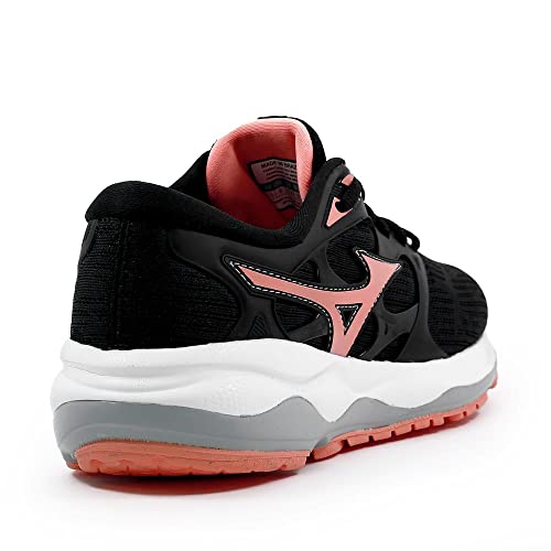 Tênis Mizuno Wave Falcon 3 - Feminino - 38 - Preto/coral