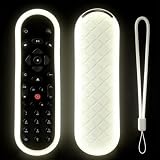 Cover per telecomando vocale originale Sky Q EC201 EC202 SKY135, telecomando in vetro, Sky Q Touch e non-touch, protezione posteriore con cordino anti-smarrimento, colore bianco brillante