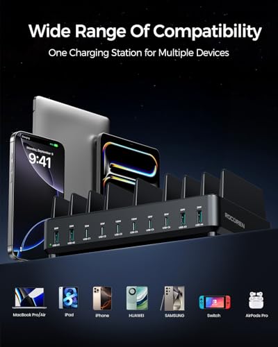 Station de charge rapide pour éliminer les câbles emmêlés à la maison - 4