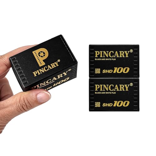 Creative City Workflow — Pincary 35mm Black and White Film for Editorial Workflow, Fine Grain, Scan Friendly Delivery, 35mm Film Camera Control, DX 24x36mm, 36EXP - 3Pack