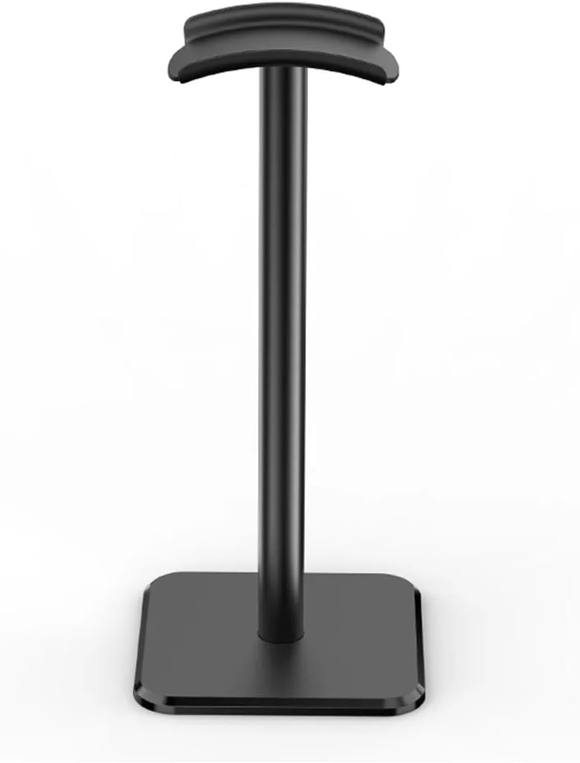 Headphone Holder Rack 2pcs Aluminium Alloy Headset Support Stand Desktop Organizer Display Vertical Bracket Hanger(White)