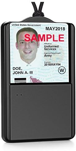 SGT118X Smart Badge CAC ID Holder & USB Smart Card Reader - USB A Connector