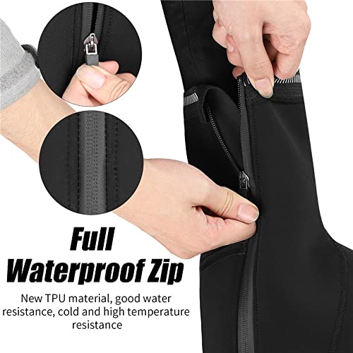 Zjhyxyh Cycling Shoe Cover Winter Warm Neoprene Overshoes Waterproof Toe Mountain Bike Bicycle Shoe Cover Boots (Color : D, Size : Xl Size) #TOP7