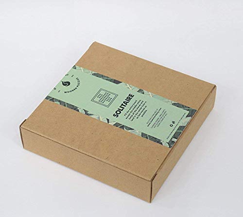 Siammandalay Solitaire: Handmade & Organic Traditional Wooden Peg Game For Adults From With Sm Gift Box(Pictured) #TOP3