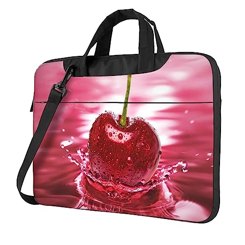 Sacoche pour ordinateur portable protégeant des chocs avec style cerises pour homme