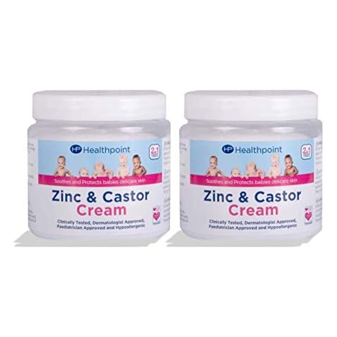 HP HealthPoint Zinc & Castor Oil Cream 225g Multi Pack [x2] Cover
