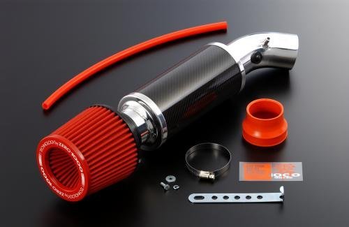 ZERO-1000(ゼロセン) エアクリーナーキット 【パワーチャンバー タイプ2】 トヨタ 20系ウィッシュ / オーリス (レッド) 102-T020