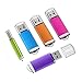 Produktbild KEXIN USB Stick, 5 Bunt USB-Stick 16GB Stück Speicherstick 2.0 Mini Flash-Laufwerk Memory Sticks mit Kappe (Blau, Lila, Hot-Pink,Grün, Orange) (16GB*5PCS)